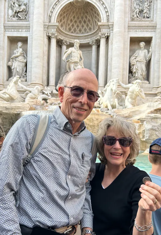 Chris Fear and his wife Carol