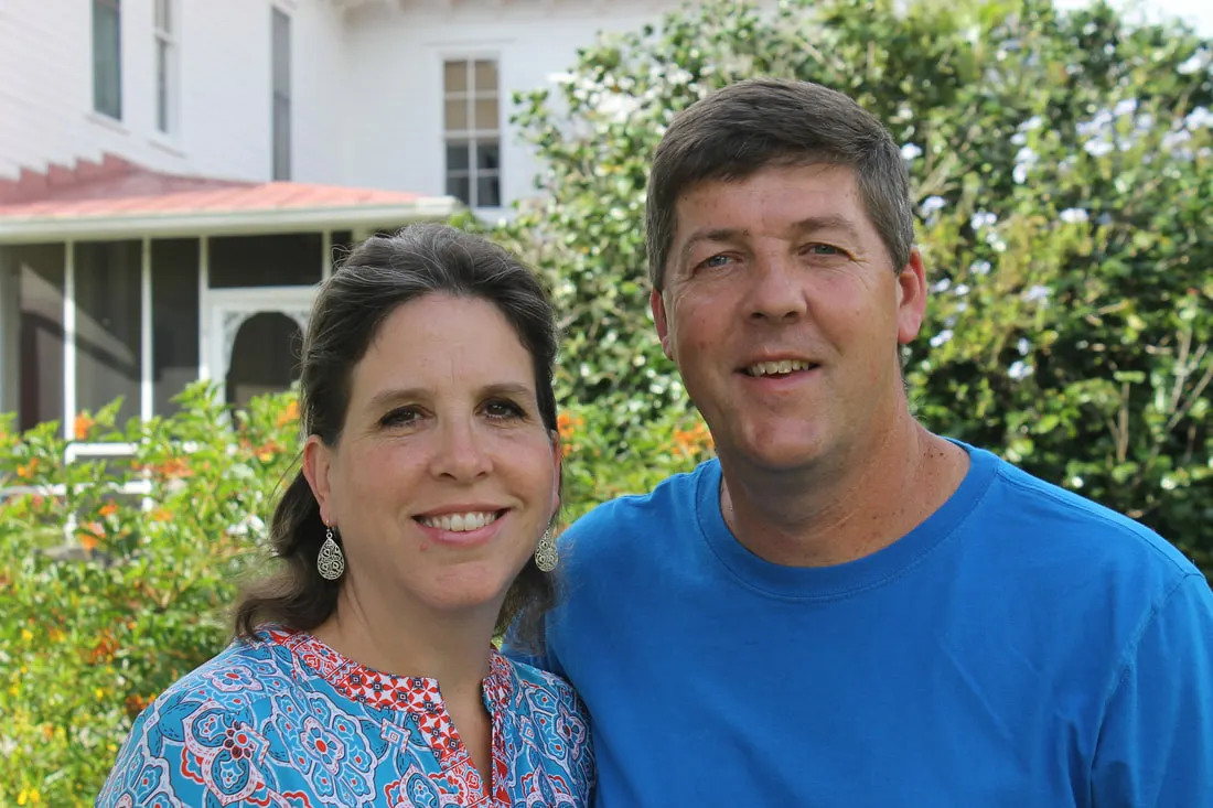 Lloyd Hamm and his wife Alexa